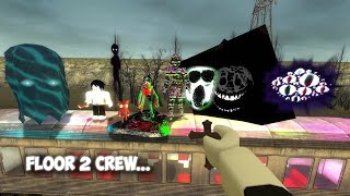 DOORS IS CHASING THE TRAIN! THE MINES FLOOR 2 ENTITIES WITH CRUCIFIX!