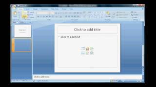 PowerPoint 2007 Tips - Slide to Slide Transitions