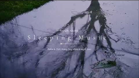 Relaxed Rain Café Intro | Calm Sleep & Chill Music Channel Intro