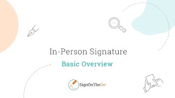 SignOnTheGo - In-Person Signature