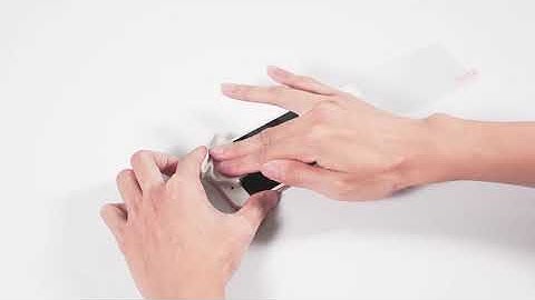 Installation Instruction with Guide Sticker for Smartphone a28