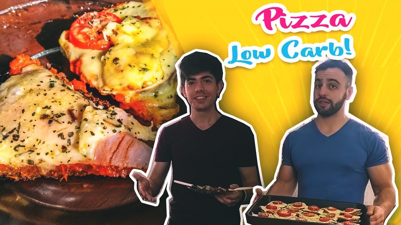 PIZZA LOW CARB 2 RECEITAS COM MASSA À BASE DE BERINJELA SENHOR TANQUINHO