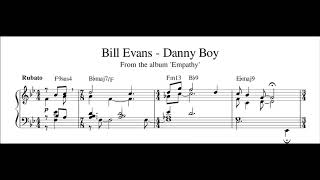 Bill evans - danny boy, from the album 'empathy' if you would like
sheet music in pdf format, please feel free to visit my website:
https://rowanhudson.w...