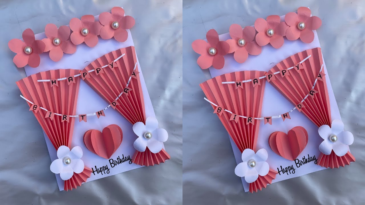 A Beautiful Birthday Card | DIY Birthday Card Ideas | Unique ...