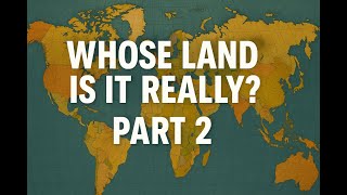 Celebrity Whose Land Is It Really? Part 2: The World Europe Colonised Profile