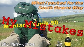 South Downs Way: Packing Mistakes