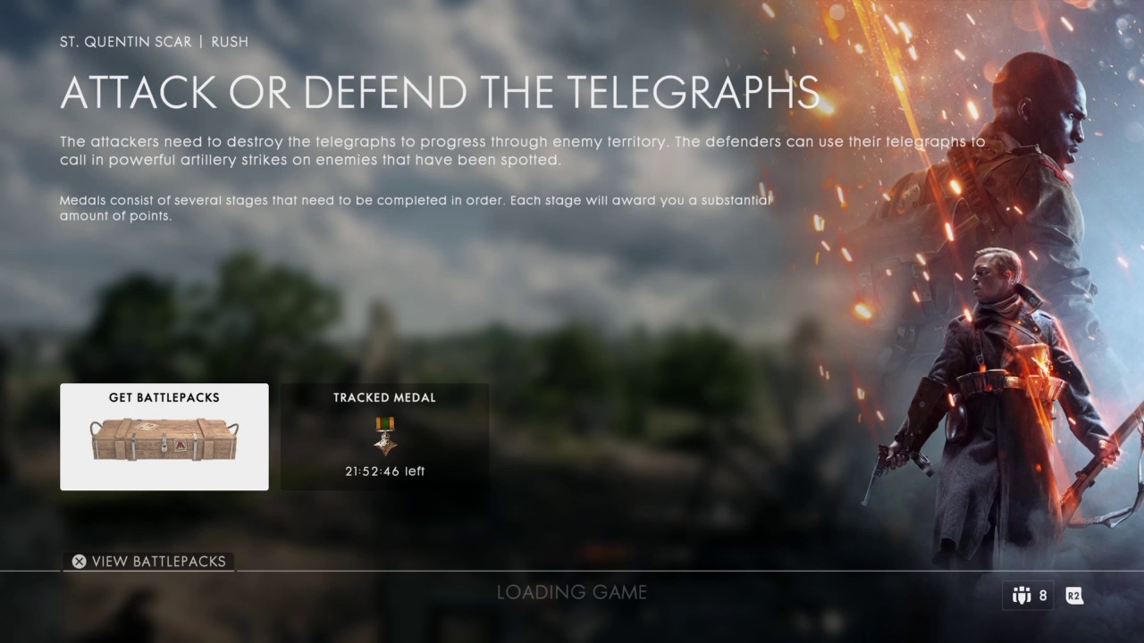 Battlefield 1 loading screen funny singing - YouTube