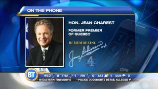 Former Premier Jean Charest On Beliveau