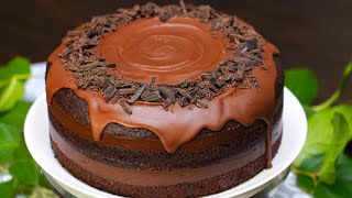 CHOCOLATE CAKE 'TRUFFLE'! Fast and VERY tasty!! | Cooking with Tanya by Кулинарим с Таней 2.0 334,831 views 2 months ago 9 minutes, 34 seconds