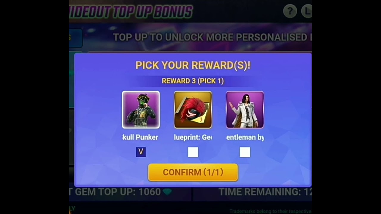 CLAIM NEW HIDEOUT TOP UP BONUS 