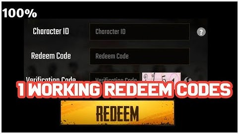 TODAY NEW REDEEM CODE PUBG MOBILE PUBG Mobile 1 Working  Redeem Code | 100% Working Live Proof 2022