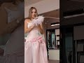 To order this blush pink corset top DM reineecouture This sculpted blush satin corset features a