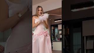 To order this blush pink corset top DM reineecouture This sculpted blush satin corset features a