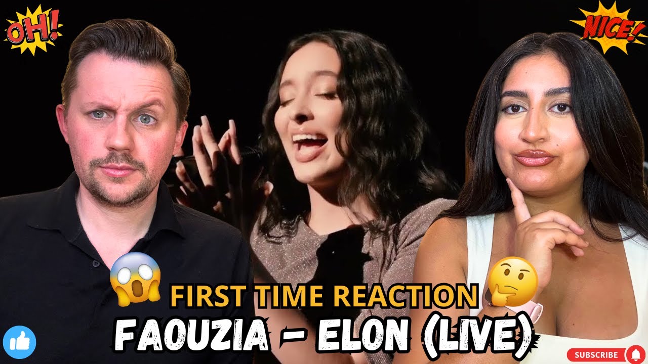 Converting my husband into a Faouzia fan ! Elon Live First time REACTION/REVIEW
