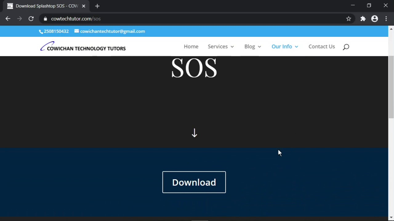How to run download Splashtop SOS using Google Chrome on a Windows ...
