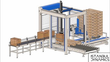 pick and place linear robotic system simulation