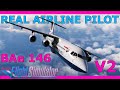 Just flight bae 146 professional version 2full flight and review