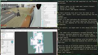 Embodied AI - Exploration, mapping, and navigation with LLM and a simulated Summit XL robot