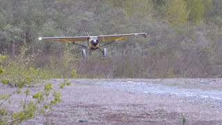 Amazing Stretched Pacer Landing on a Gravel Strip in Alaska