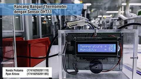 THERMOMETER SUHU DAN KELEMBABAN RUANG MENGGUNAKAN DHT11, ARDUINO UNO DAN LCD 16X2 I2C