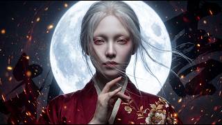 Japanese Zen Music for Deep Calm & Inner Stillness | Moonlit Silence of the Crimson Path