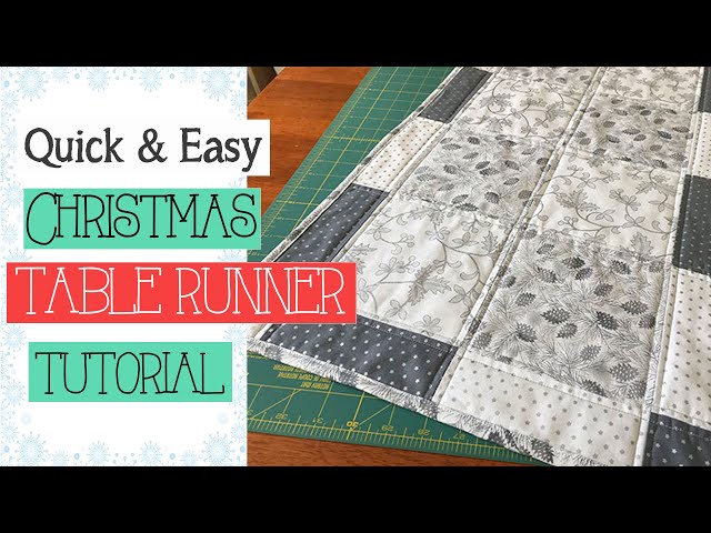 How To Sew A Christmas Table Runner