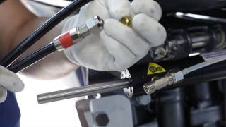 : Hydrodrive: installation of hydraulic steering system