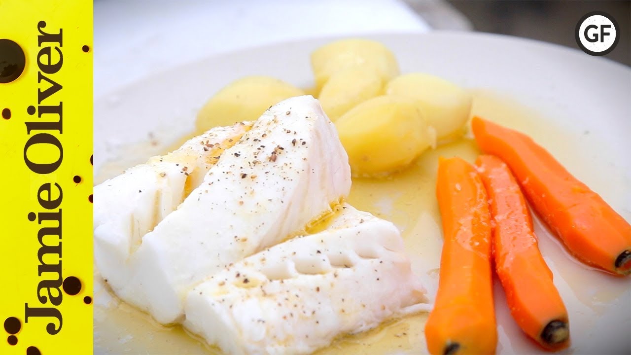 Fresh Poached Cod with Buttered Veg | Bart’s Fish Tales | Jamie Oliver