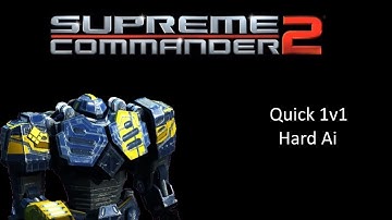 Supreme Commander 2 Gameplay | Quick 1v1 ; Hard Ai