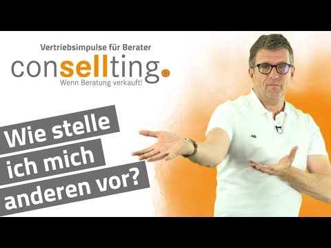 Video: Wie stelle ich mich vor?