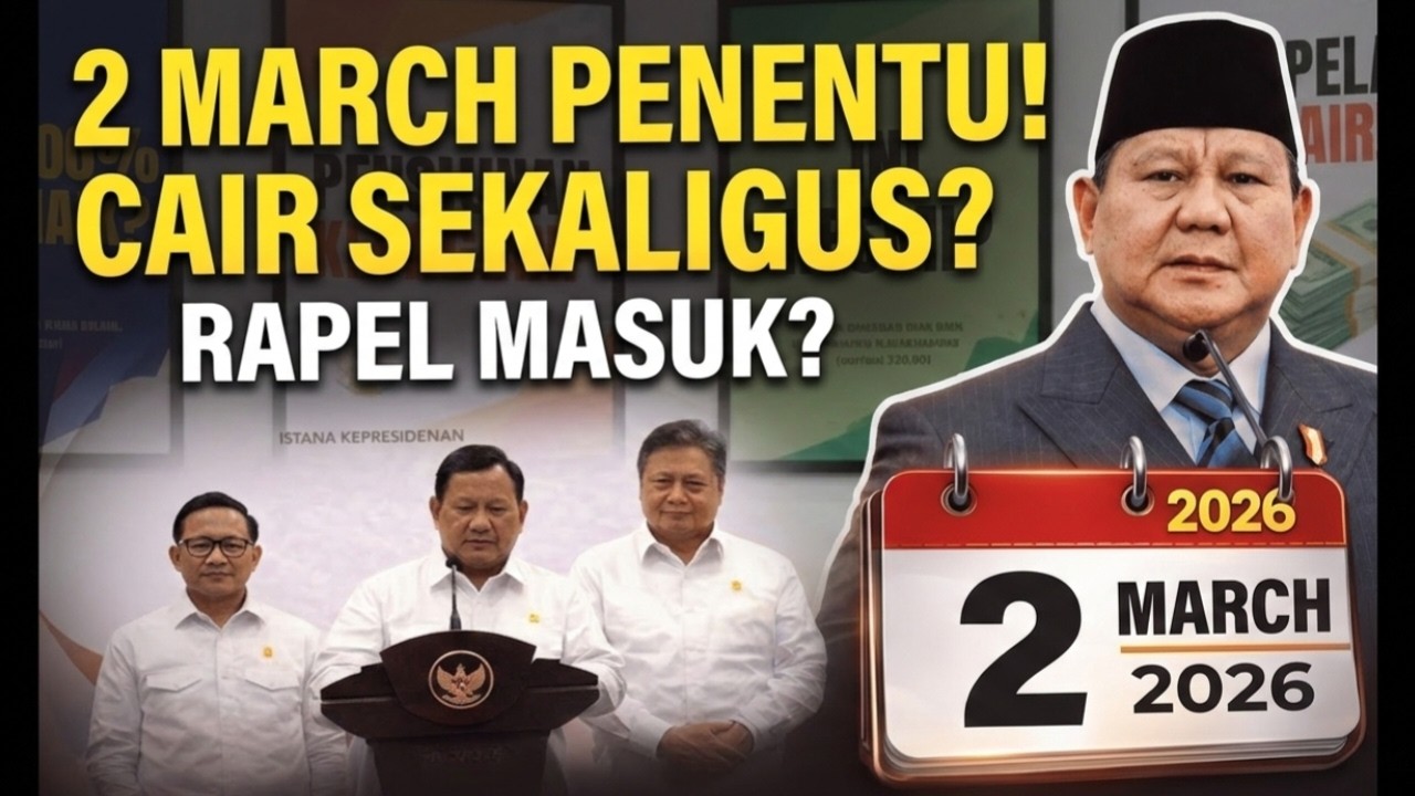 2 March Penentu! PP Pesangon, Rapel 2025 & Gaji ke-13 – Ini Jadwal Aslinya