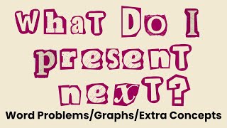 What do I Present Next: Word Problems, Graphs, and Extra Concepts #montessori