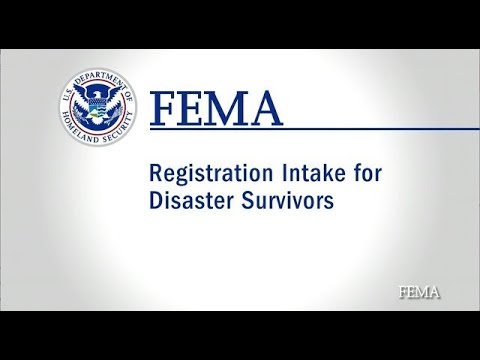 FEMA Registration Intake Video