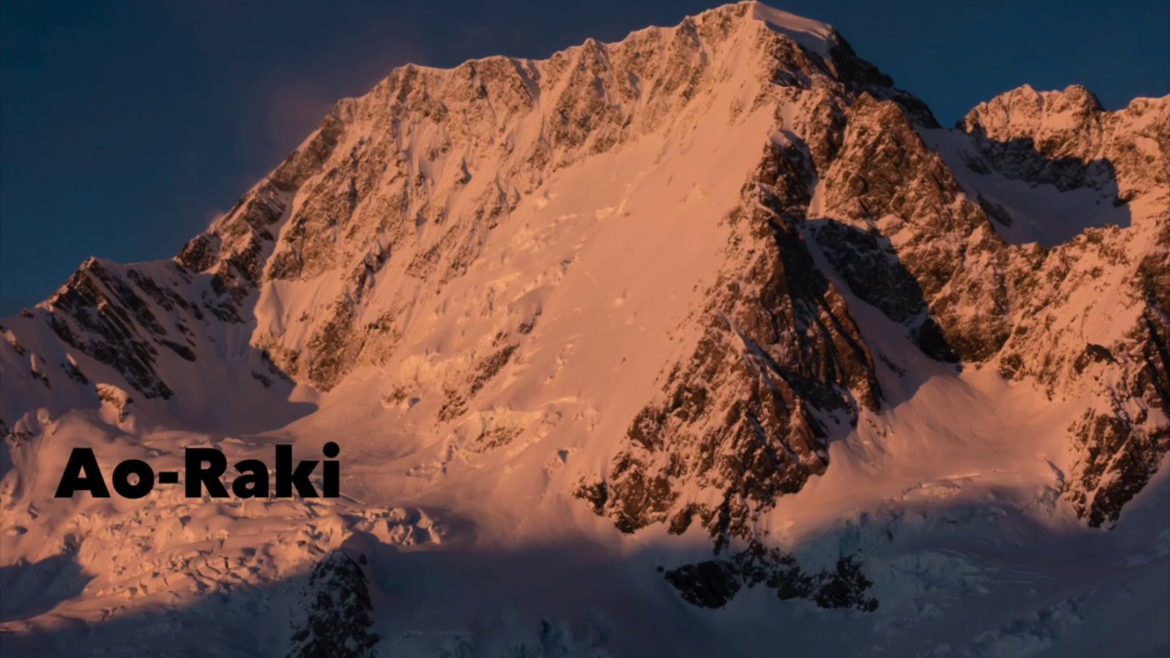 Shredding sick lines on New Zealand's Mount Cook (Ao-Raki)