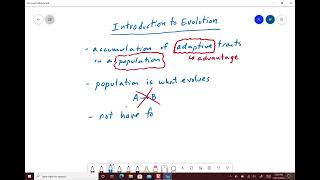 Intro to Evolution Lecture Video