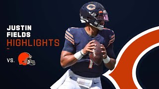 Every Justin Fields Play From First NFL Start | NFL 2021 Highlights