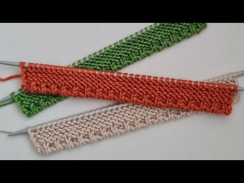 Örgülerde farklı başlama tekniği ✔️tekstil tipi lastik ✔️knitting crochet