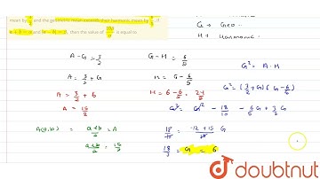 The arithmetic mean oftwo positive numbers a and b exceeds their geometric mean by (3)/(2) and t...