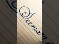 Seema ❤️ How to write seema in calligraphy #shorts #handwriting #calligraphy