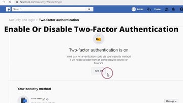 Enable Or Disable Two-Factor Authentication On Facebook Account (2022) #FacebookHelp