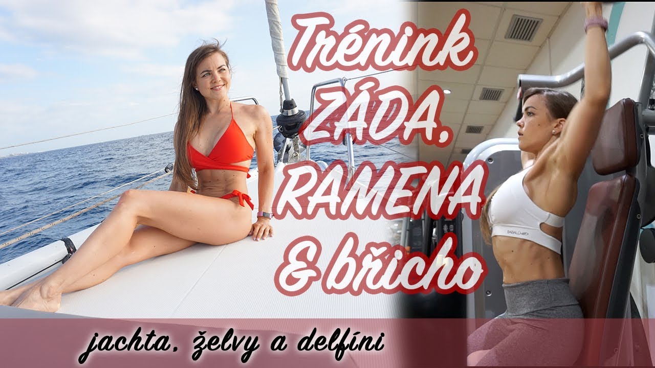 Trénink ZÁDA, RAMENA a BŘICHO | Plavení s želvami a delfíny | VEGAN BIKINI DENÍK 21. díl