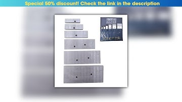 Discount 6 Pcs Adjustable Parallel Set 3/8" - 2-1/4" HardenedSteel Accuracy Parallels Set for Layou