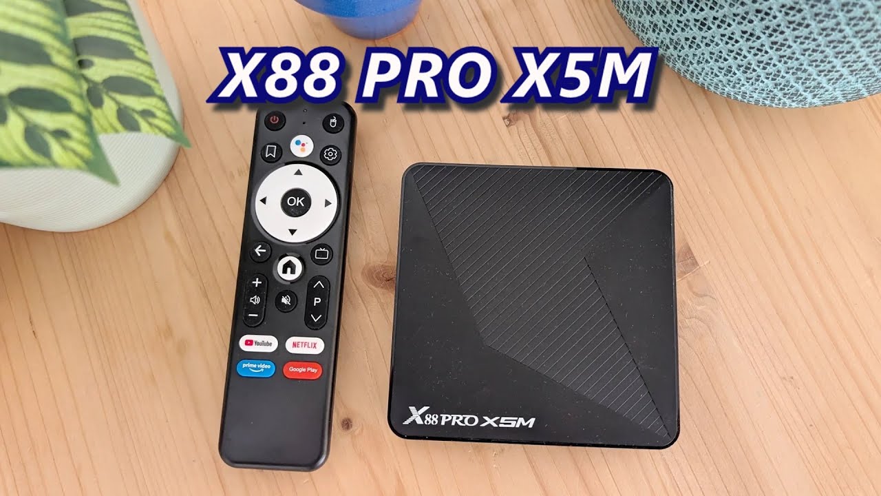 X88 PRO X5M: Android TV-Box con SoC AMLogic S905X5M - YouTube