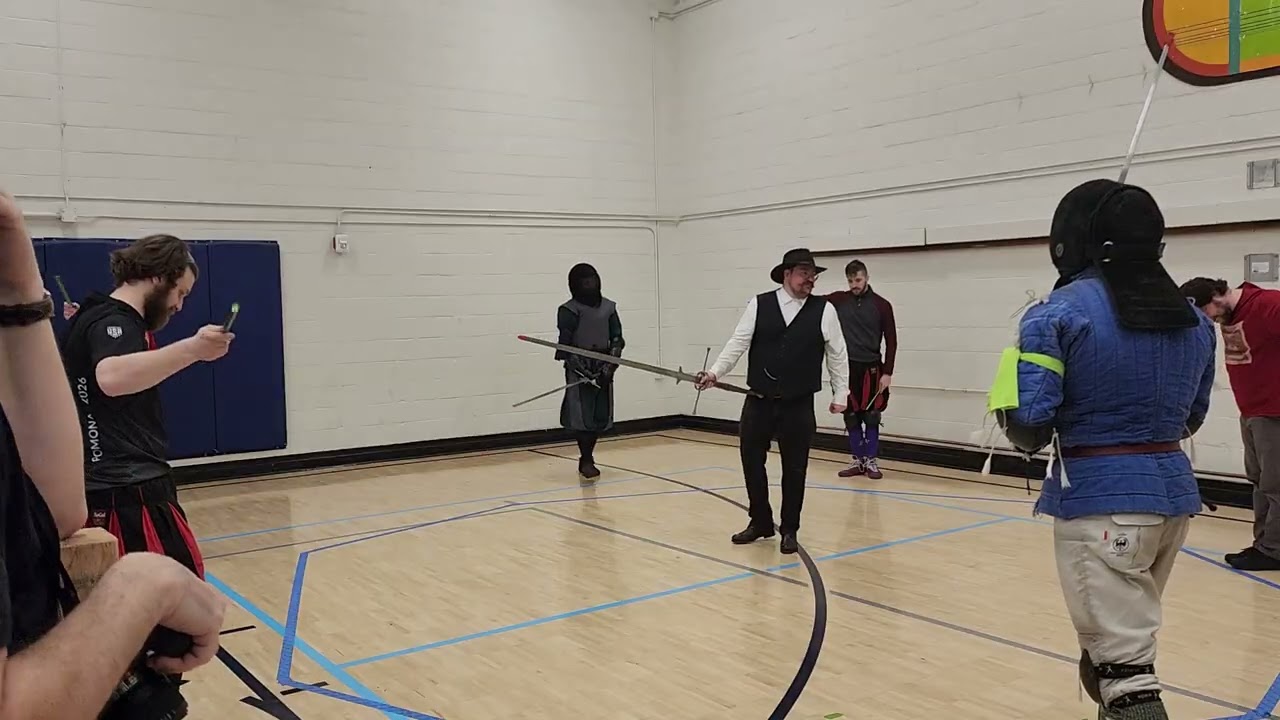 Evergreen open longsword elims Will v Nick