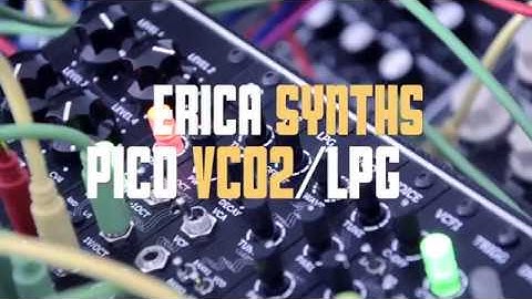 Erica Synths-Pico VCO2/LPG-Low Pass Gate Patch#1