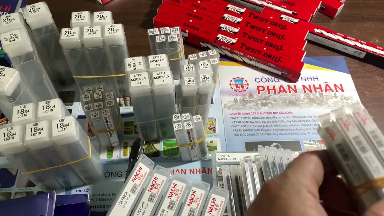 Mũi taro Nachi ( Nhật ) M3,M4, M5, M6,M8, M10…M16 giá rẻ - LH 0915885916.