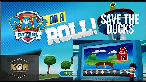 Paw Patrol On a Roll!  Save the Ducks.  Paw Patrol On a Roll Gameplay Walkthrough Part 1
