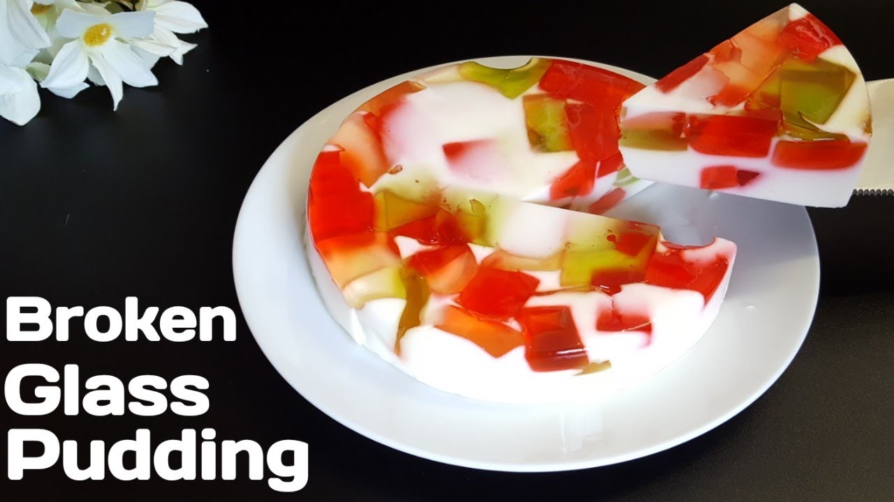 খুব সহজ ব্রোকেন গ্লাস জেলি পুডিং রেসিপি। Broken Glass Jelly Pudding. Yummy Jello Pudding Recipe