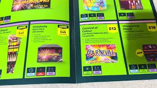 Asda Supermarket Fireworks Leaflet 2025