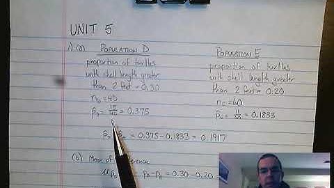 AP Statistics Unit 5 Progress Check 1(a)